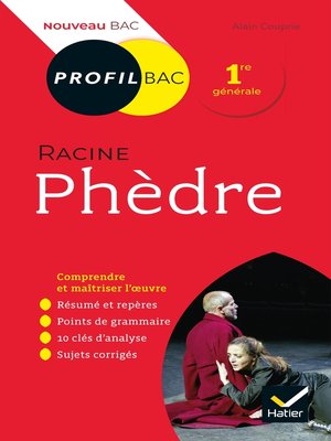 cover image of Profil--Racine, Phèdre